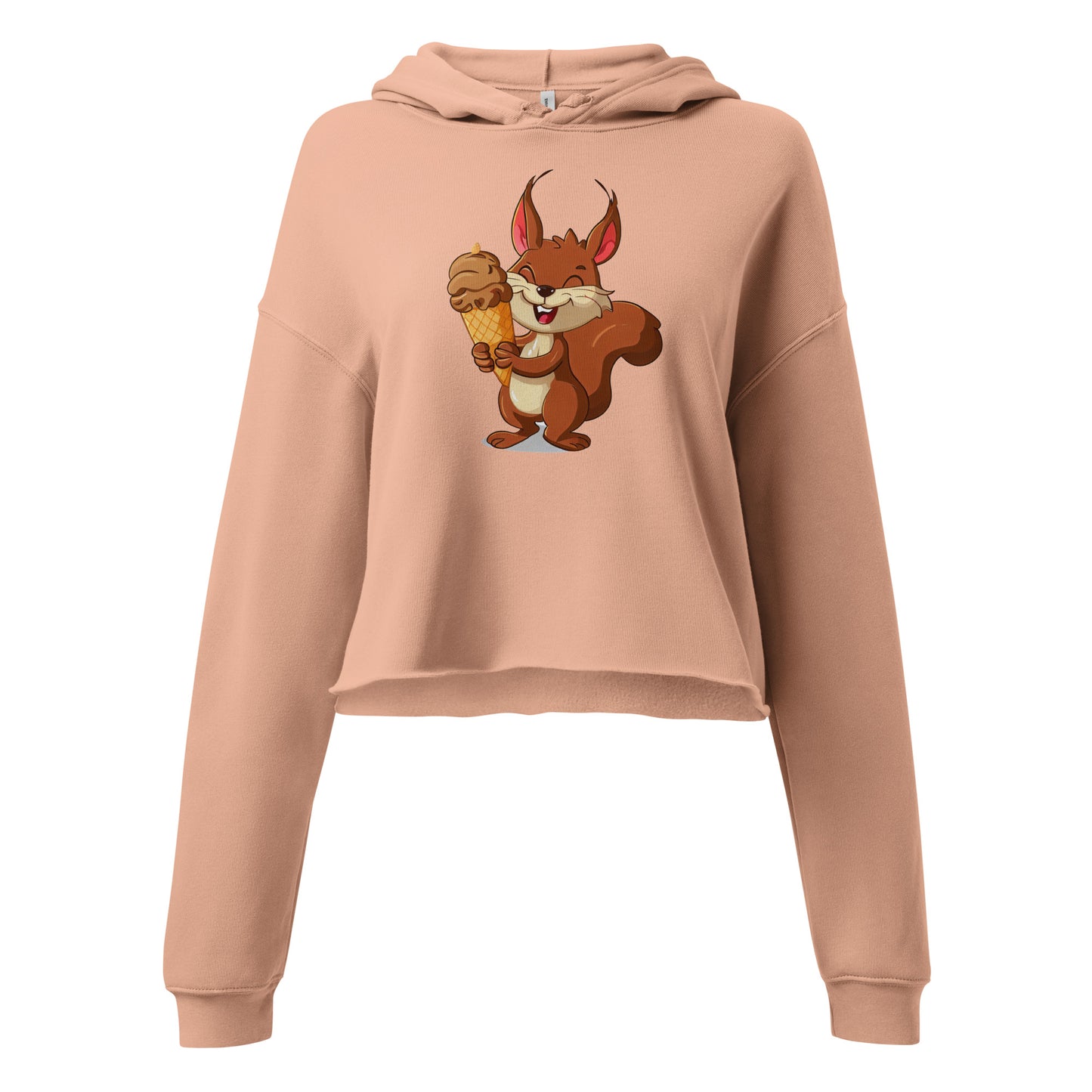 1|5 The Other Happy Squirrel - Cropped Hoodie - MOXIE MODA