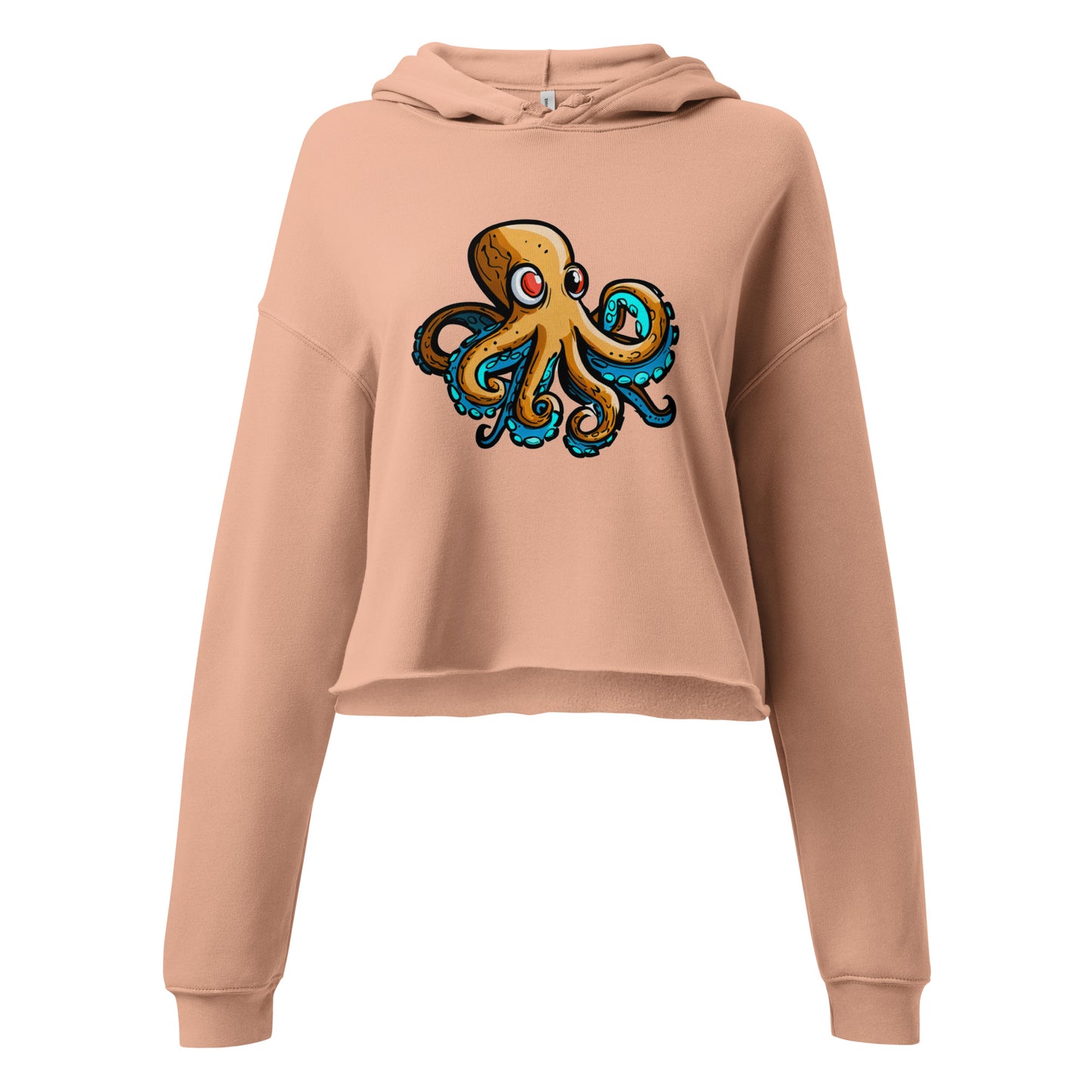 1|14 Moxie Octopus - Cropped Hoodie - MOXIE MODA