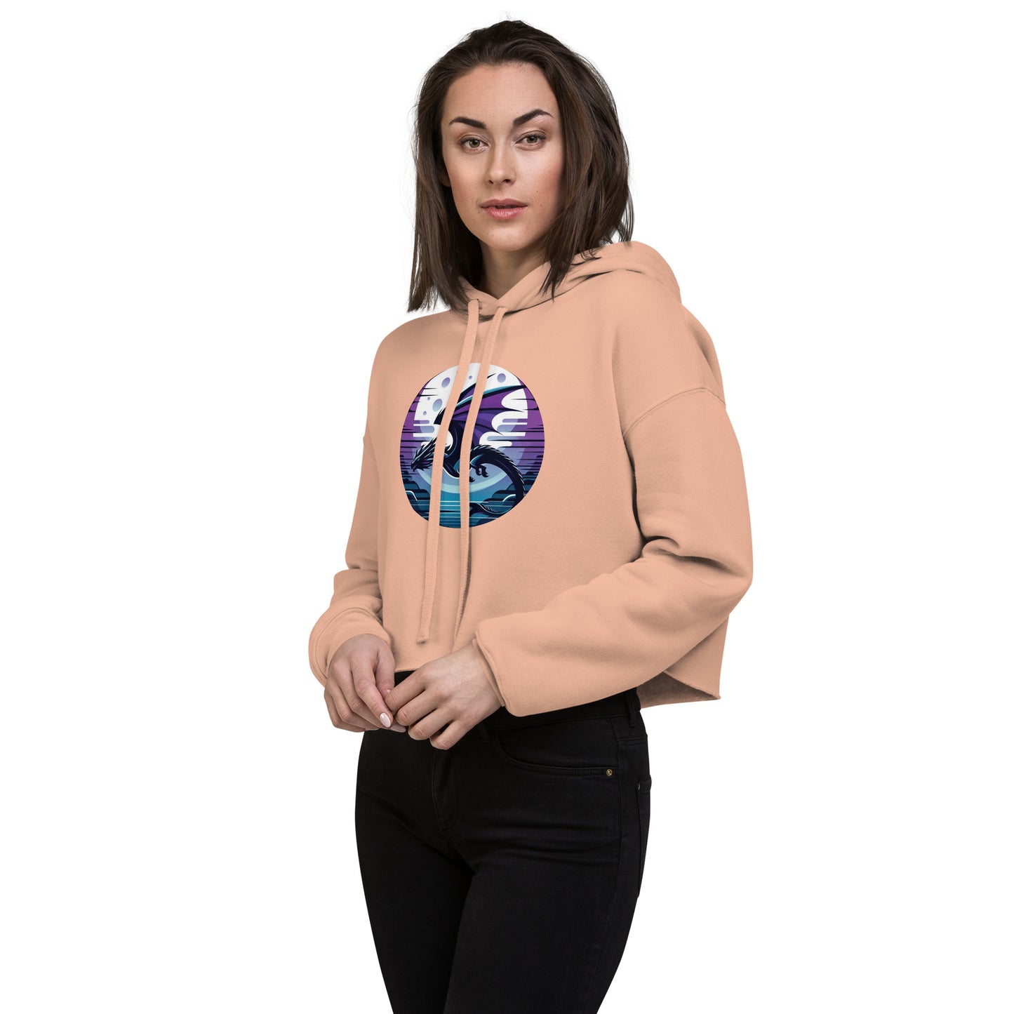2|12 Flying Night - Cropped Hoodie - MOXIE MODA