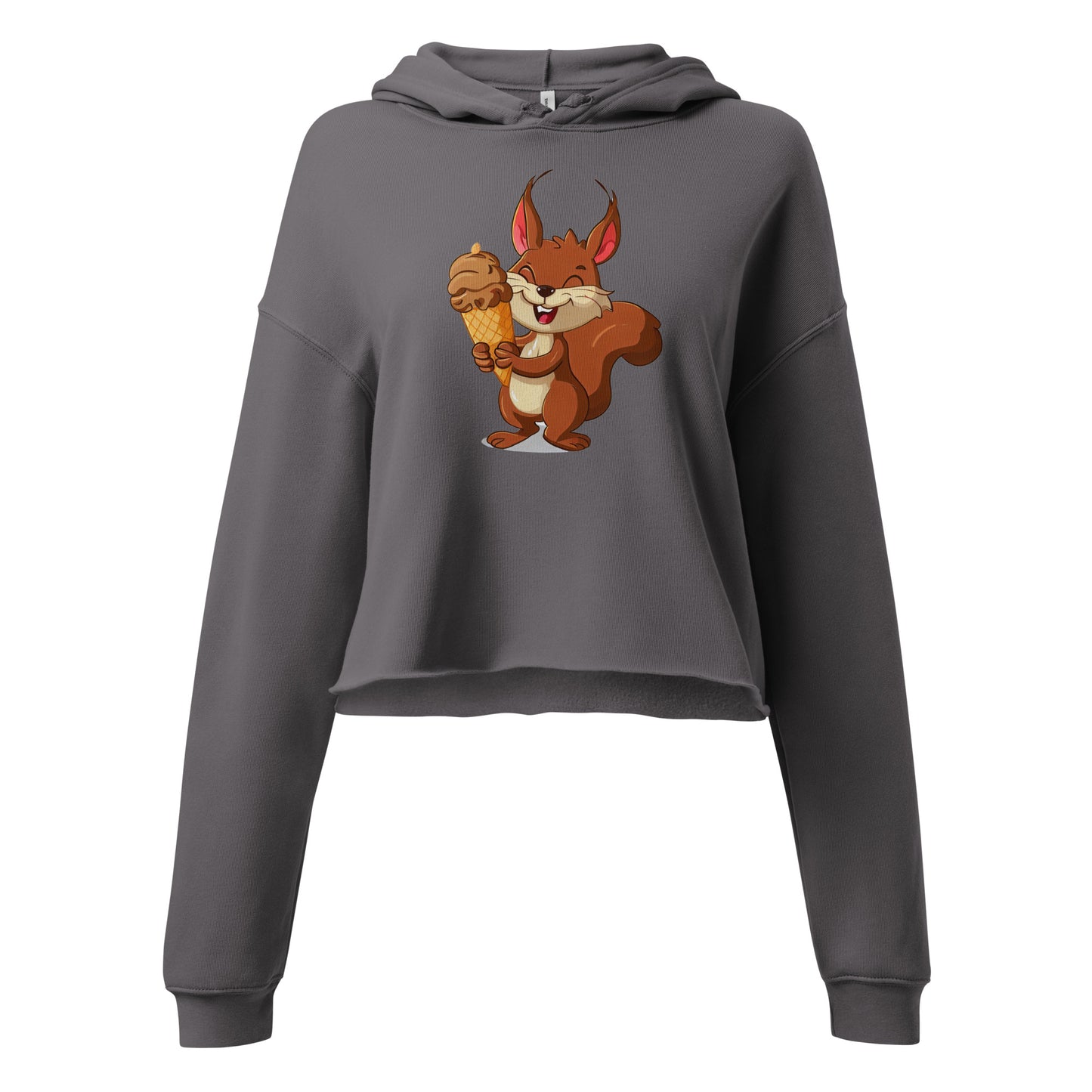 1|5 The Other Happy Squirrel - Cropped Hoodie - MOXIE MODA