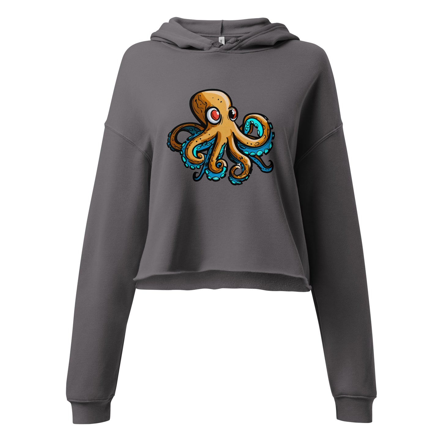 1|14 Moxie Octopus - Cropped Hoodie - MOXIE MODA