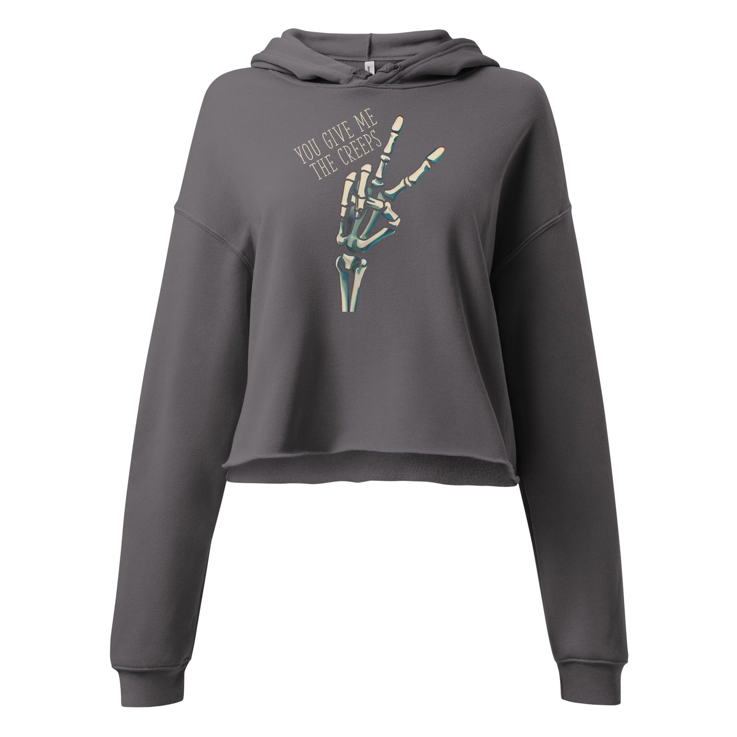 2|1 You Give Me the Creeps - Cropped Hoodie - MOXIE MODA