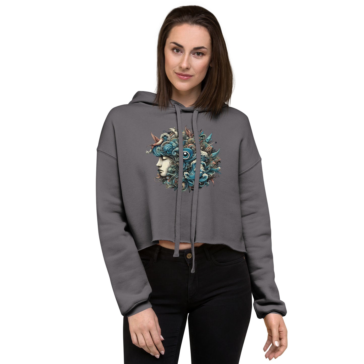 2|24 Mother Nature - Cropped Hoodie - ANNABEL CARSON