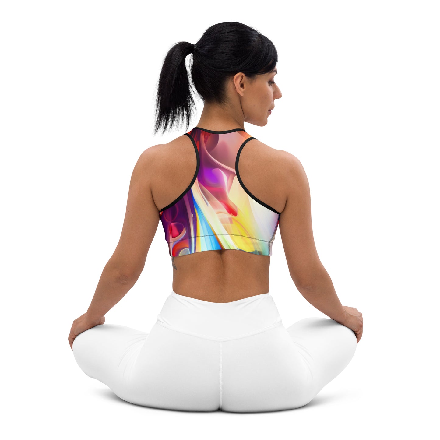 Sports Bra|3 - Moxie Rainbow - MOXIE MOTION