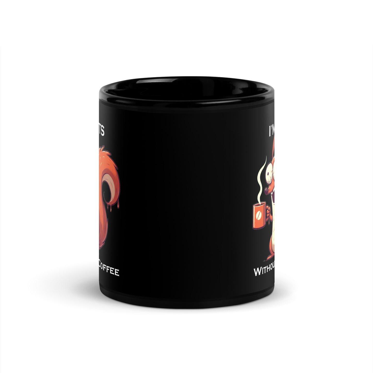 Mug|4 Nuts without my Coffee - Black - MOXIE MUGS