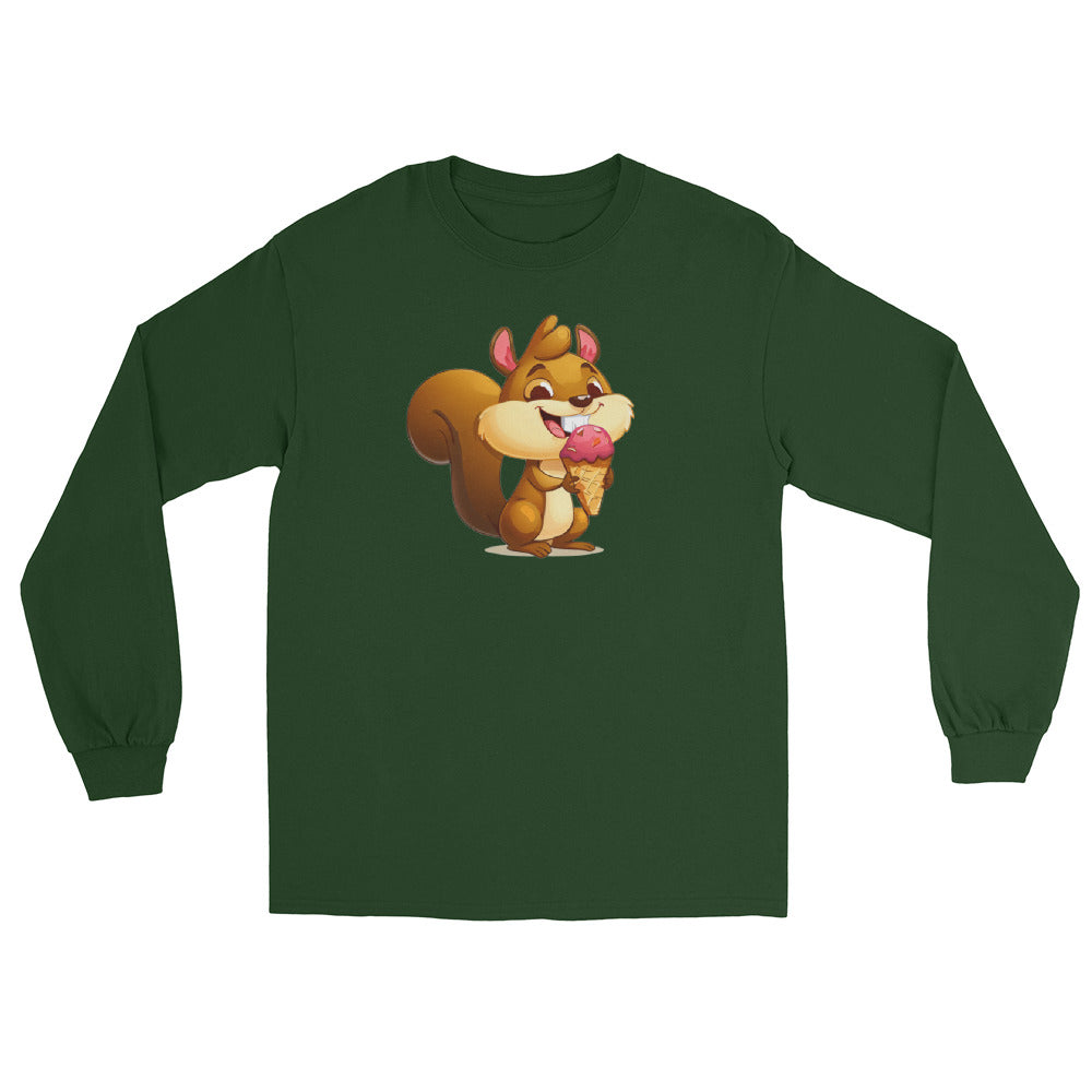 1|4 One Happy Squirrel - Long Sleeve - MOXIE MODA