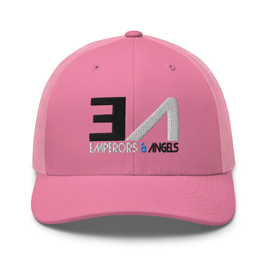 Emperors & Angels - Curved Brim Trucker Hat - Special Edition: PINK