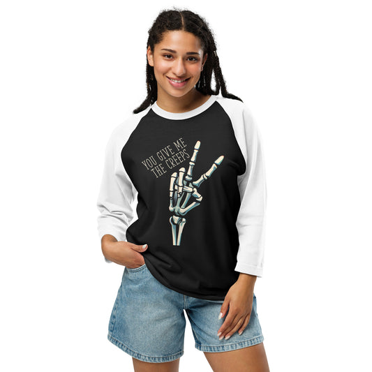 2|1 You Give Me the Creeps -  3/4 Sleeve Shirt - MOXIE MODA