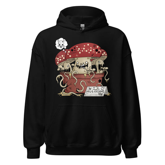 3|15 Wild Mushrooms - Hoodie - BRIAN GRAY