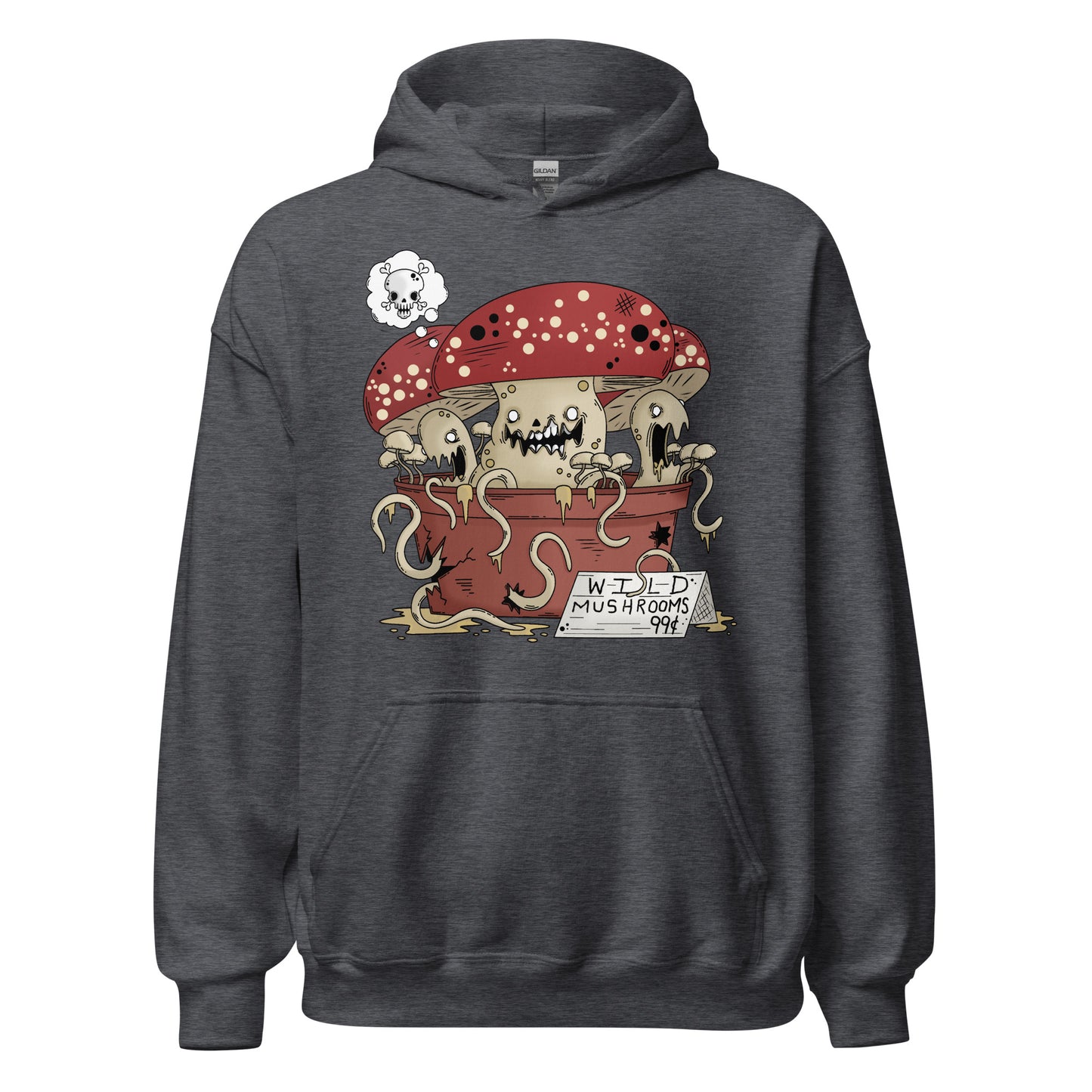 3|15 Wild Mushrooms - Hoodie - BRIAN GRAY