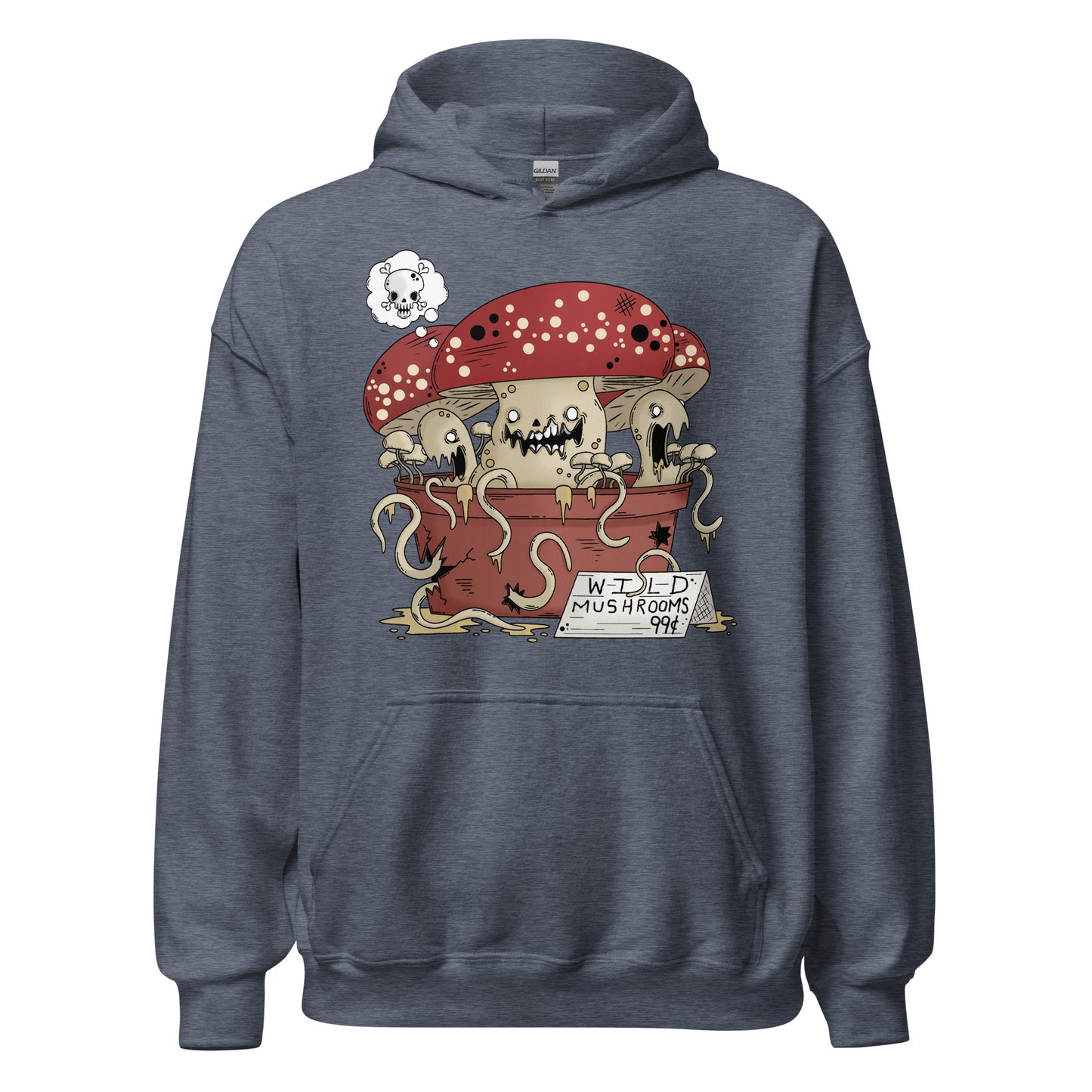 3|15 Wild Mushrooms - Hoodie - BRIAN GRAY