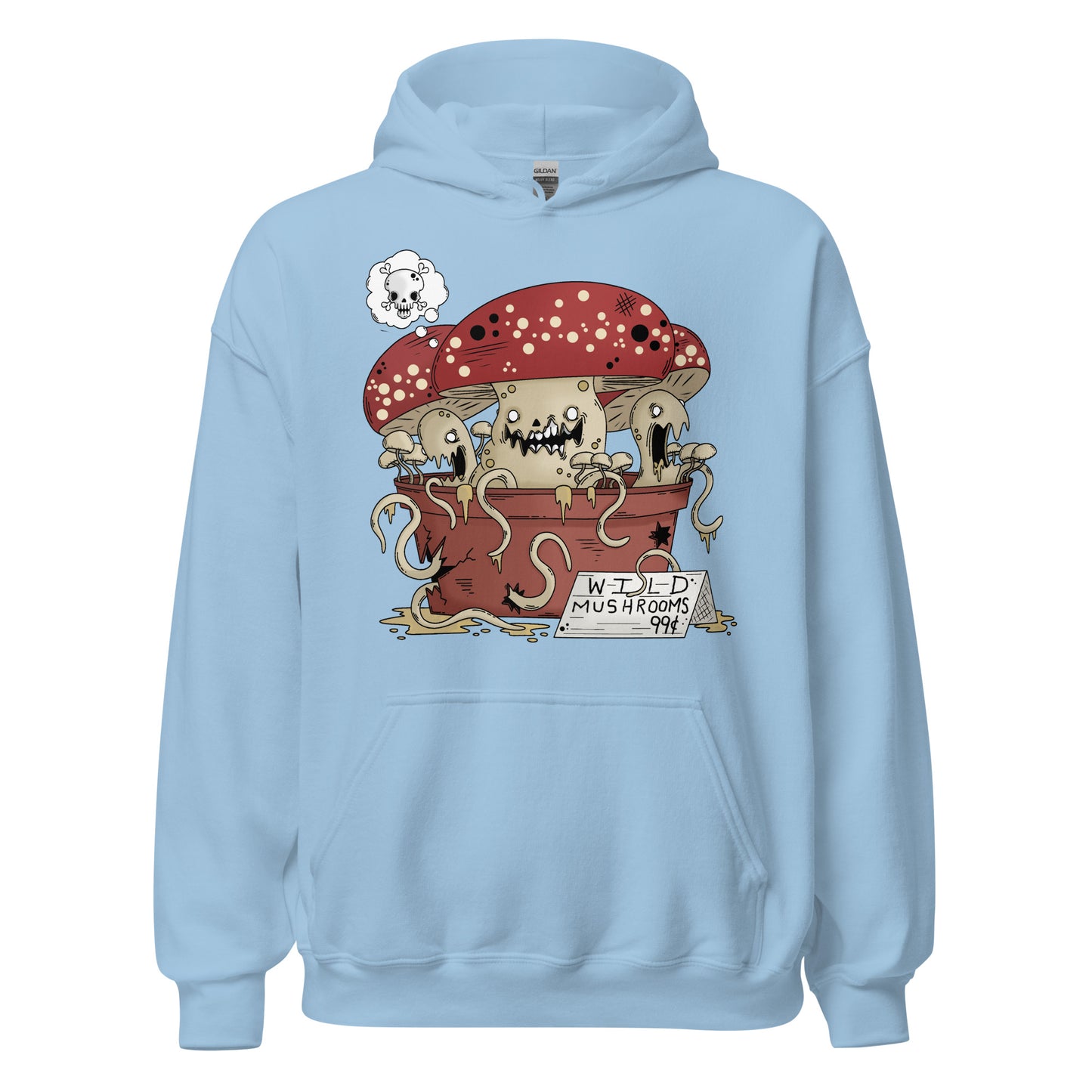 3|15 Wild Mushrooms - Hoodie - BRIAN GRAY