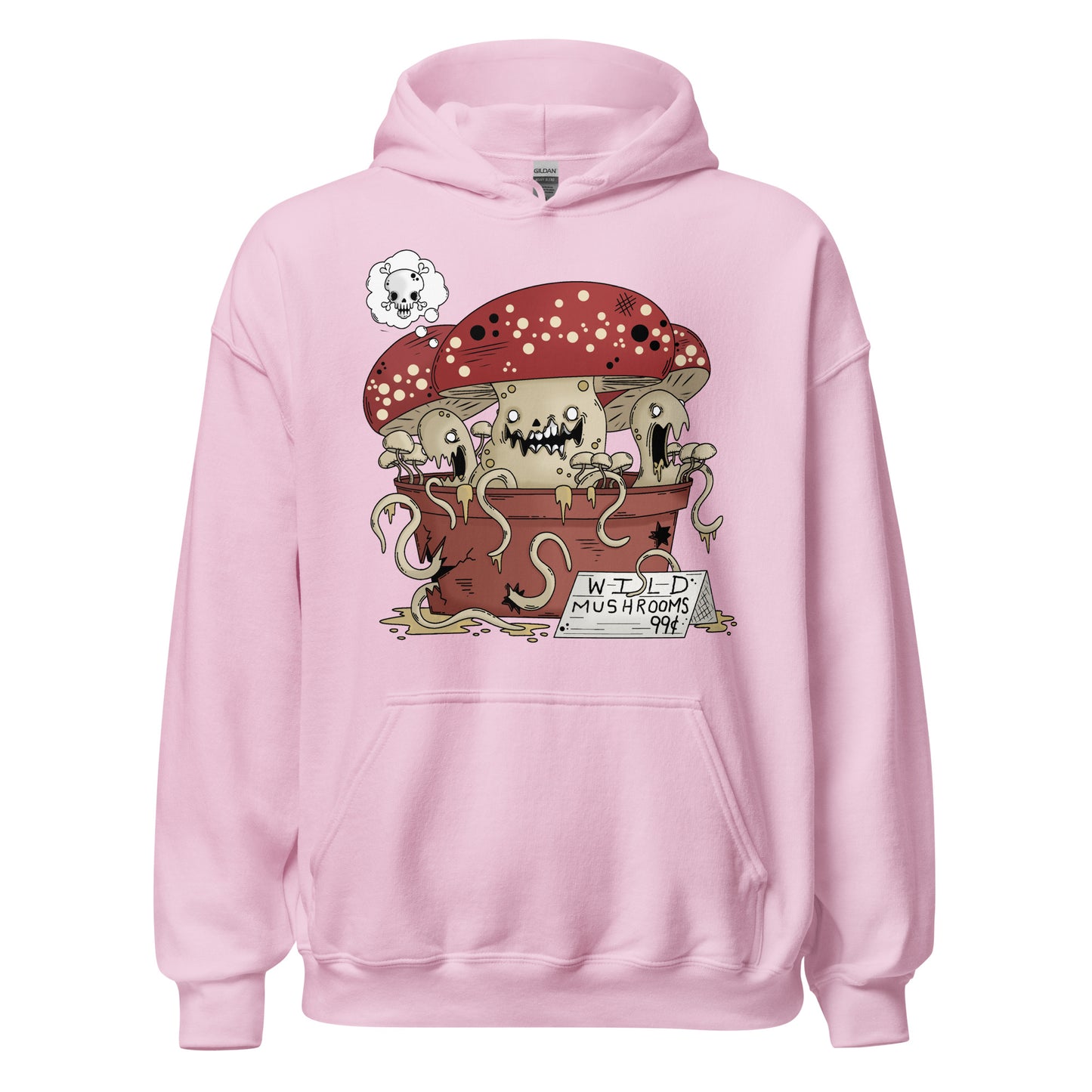 3|15 Wild Mushrooms - Hoodie - BRIAN GRAY