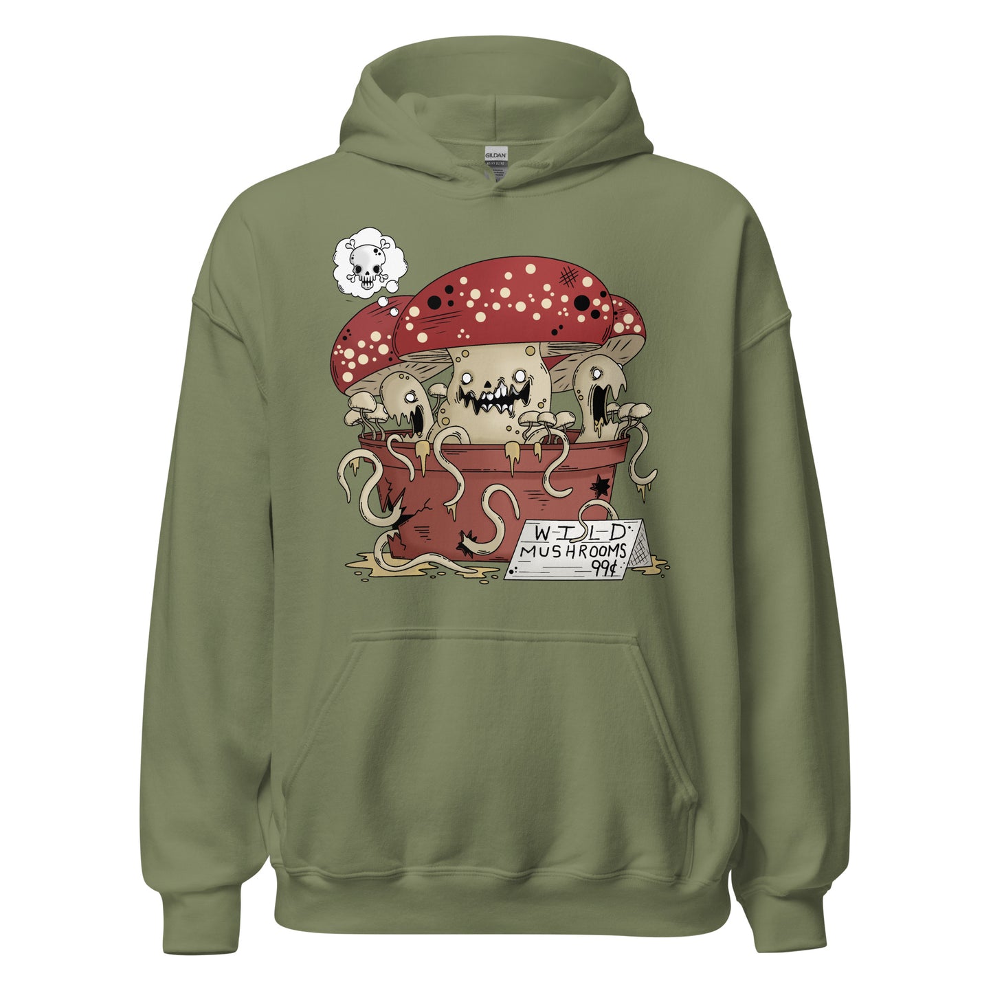 3|15 Wild Mushrooms - Hoodie - BRIAN GRAY