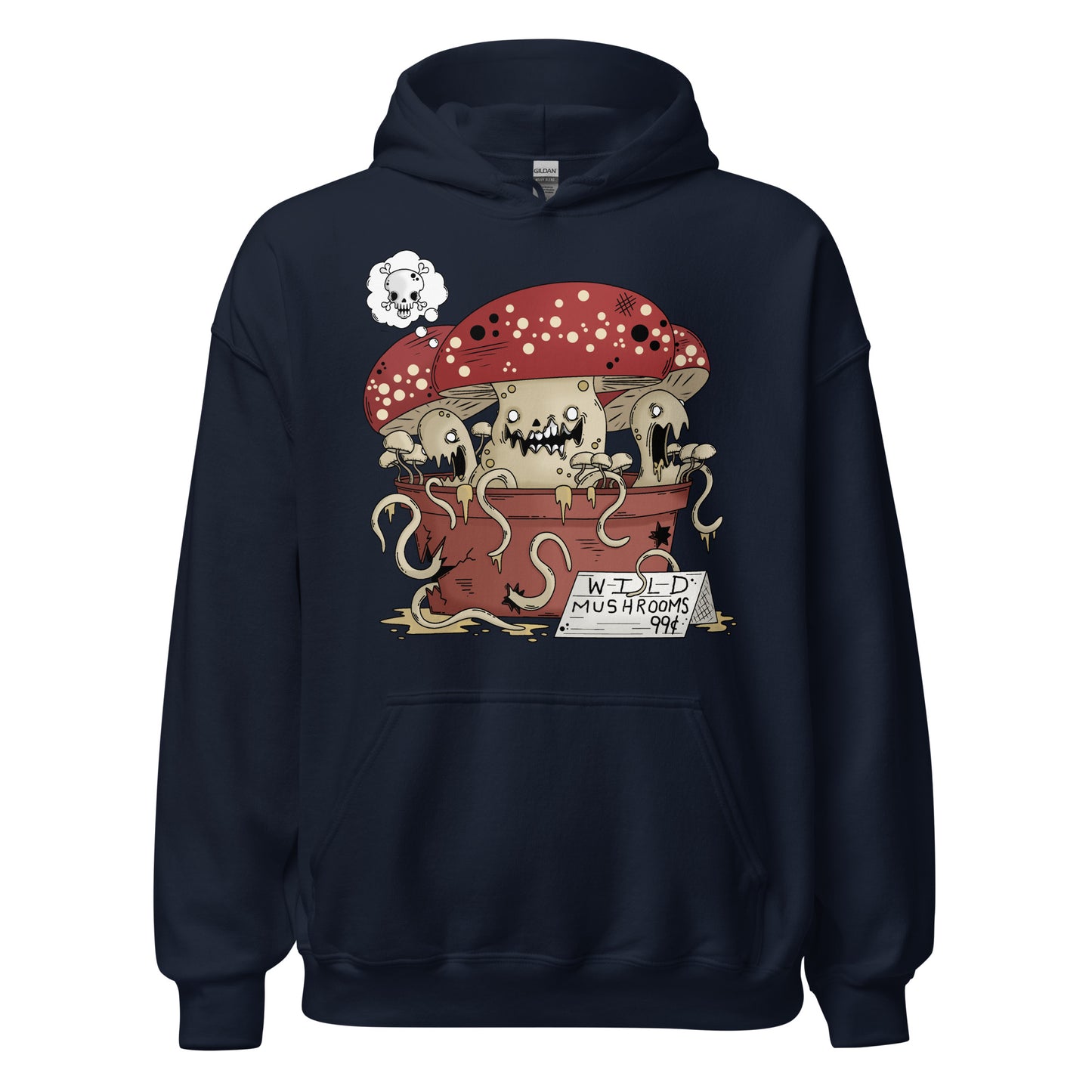 3|15 Wild Mushrooms - Hoodie - BRIAN GRAY