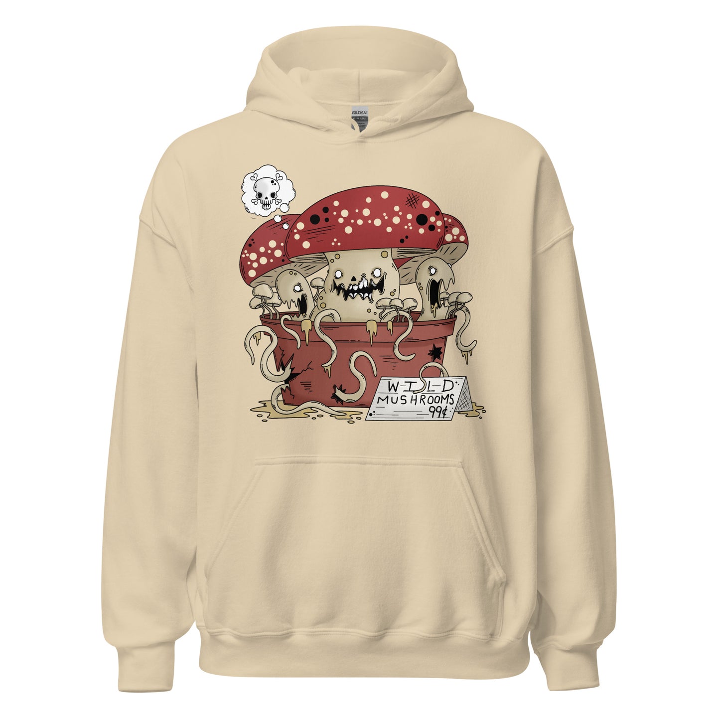 3|15 Wild Mushrooms - Hoodie - BRIAN GRAY