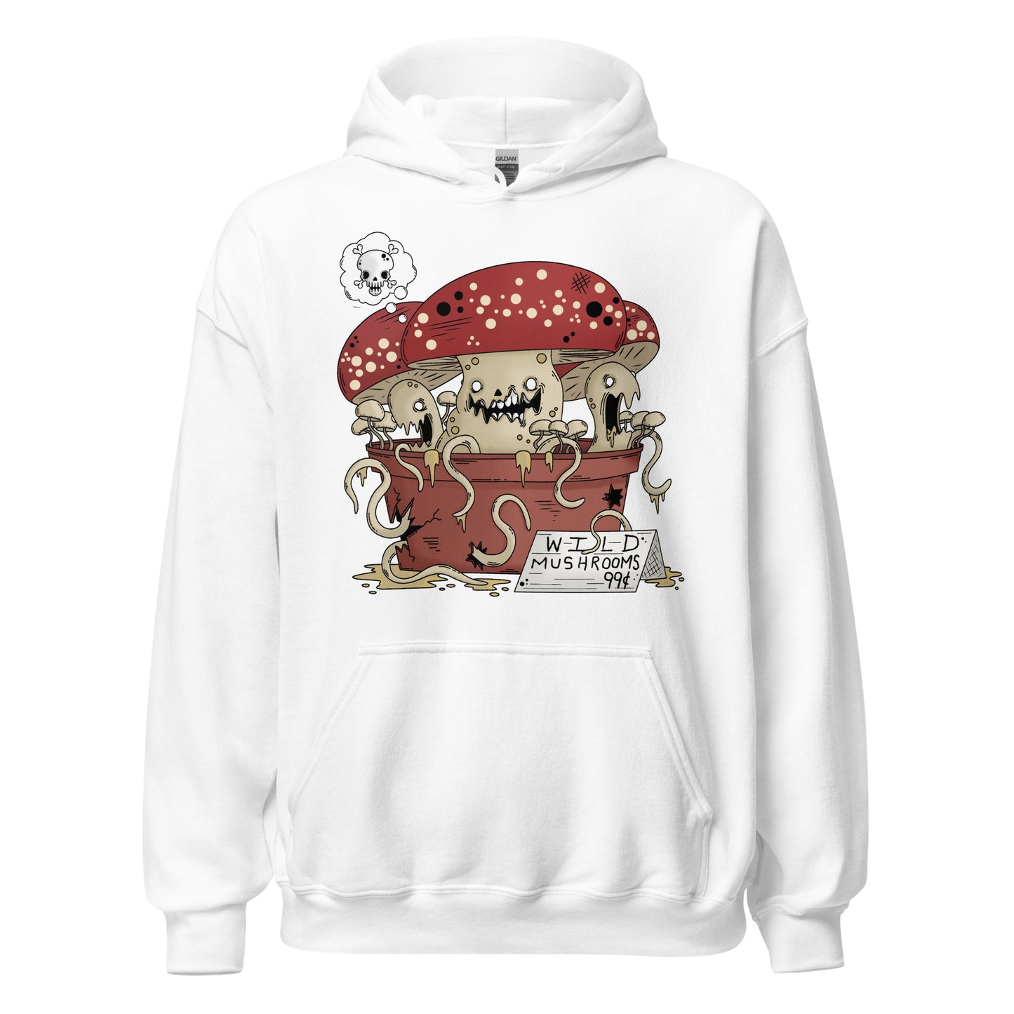 3|15 Wild Mushrooms - Hoodie - BRIAN GRAY