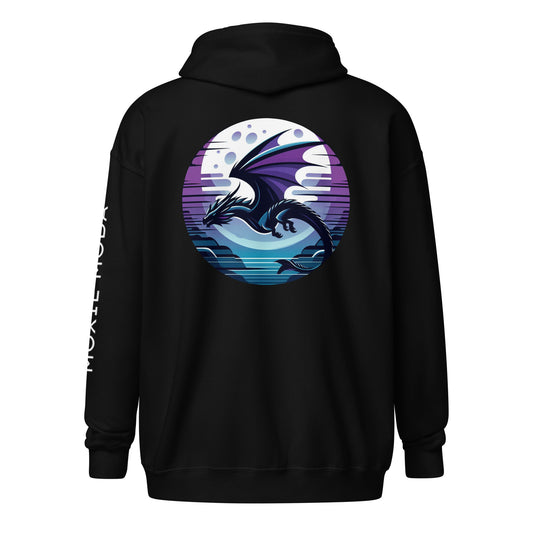 2|12 Flying Night - Zip-Up Hoodie - MOXIE MODA