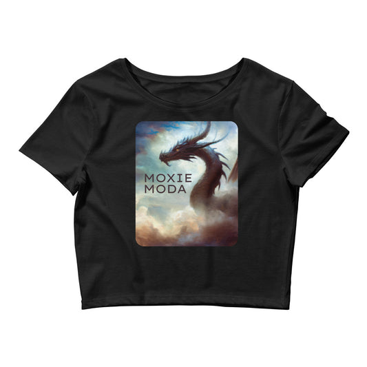 1|3 Dragon In the Clouds - Crop Top - MOXIE MODA