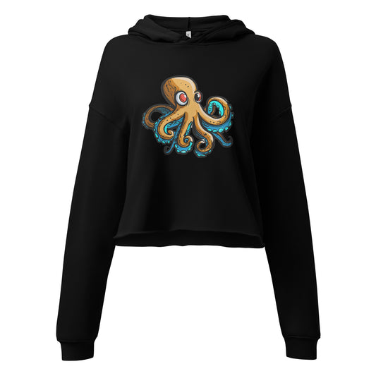 1|14 Moxie Octopus - Cropped Hoodie - MOXIE MODA