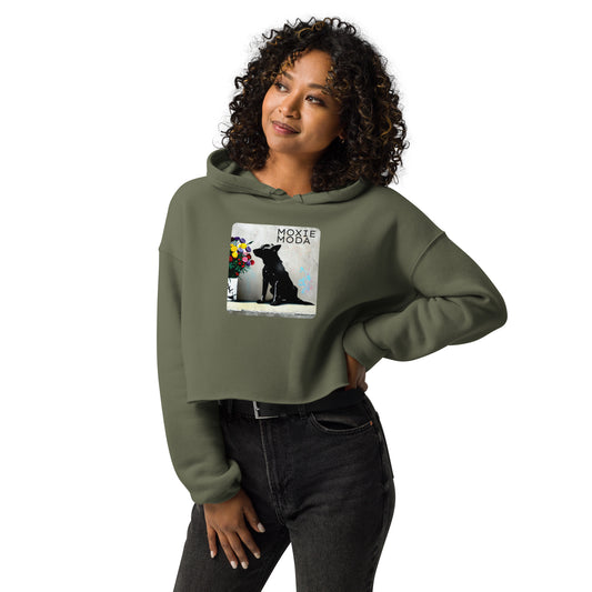 1|26 Mini the Moxie Dog - Cropped Hoodie - MOXIE MODA